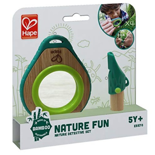 Hape Nature Detective Set| Bamboo & Plant Plastic Detective Playse...