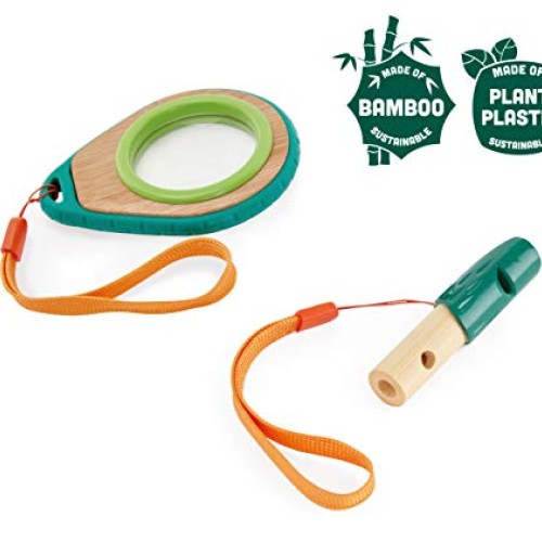 Hape Nature Detective Set| Bamboo & Plant Plastic Detective Playse...
