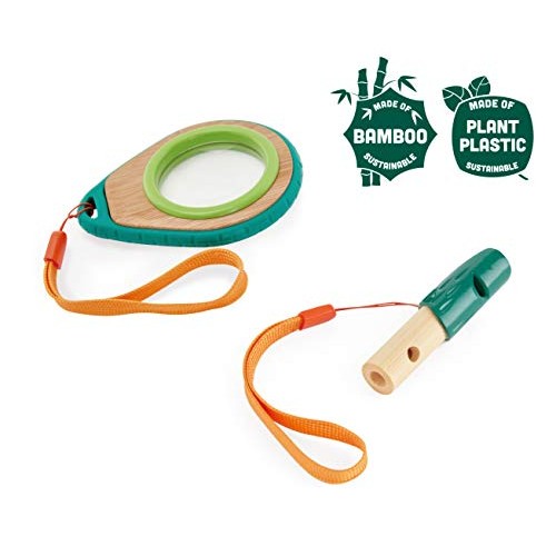 Hape Nature Detective Set| Bamboo & Plant Plastic Detective Playse...