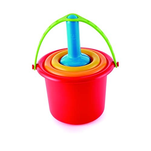 Hape Sand Toys 5-in-1 Beach Set Toys, Multicolor