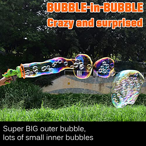 Happitry Bubble in Bubble Blower Machine for Toddlers Ages 3 4 5 6...