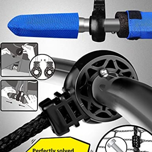 Tree Swing Set with 360° Swivel Safety Rotator 40 Saucer Swing Se...