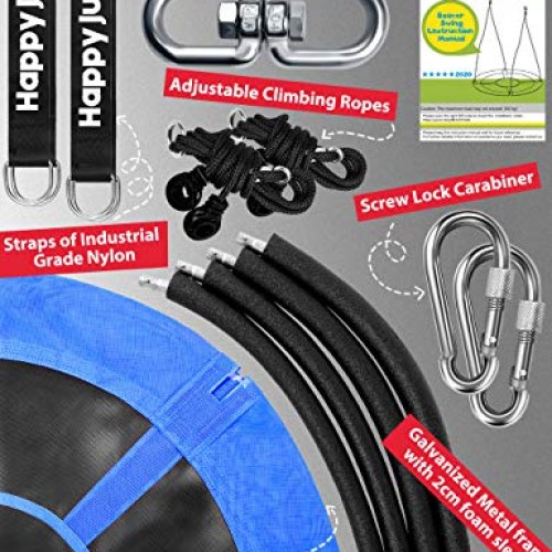 Tree Swing Set with 360° Swivel Safety Rotator 40 Saucer Swing Se...