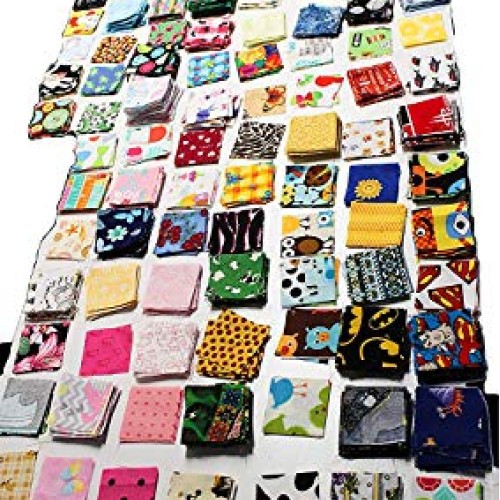 I Spy Novelty Girl Fabric Pack; Set of 240 Squares, 100% Cotton