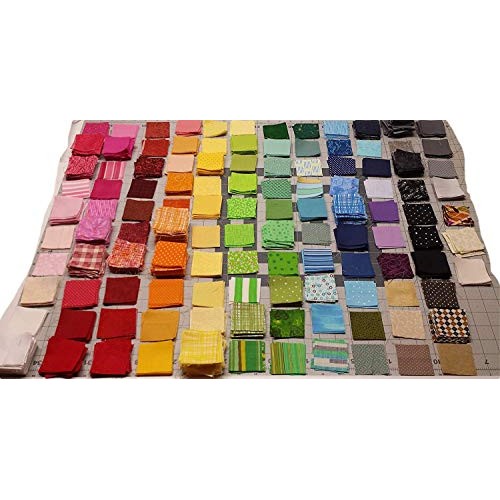I Spy Novelty Girl Fabric Pack; Set of 240 Squares, 100% Cotton