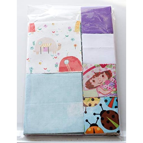 I Spy Novelty Girl Fabric Pack; Set of 240 Squares, 100% Cotton