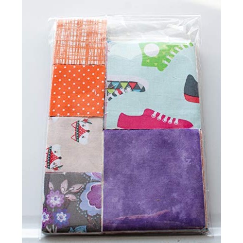 I Spy Novelty Girl Fabric Pack; Set of 240 Squares, 100% Cotton