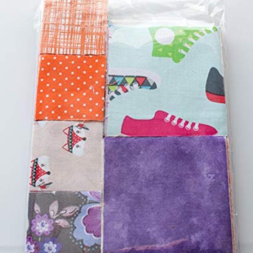 I Spy Novelty Girl Fabric Pack; Set of 240 Squares, 100% Cotton