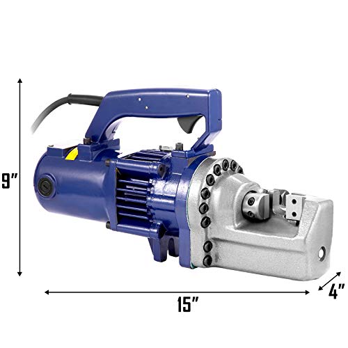 Happybuy 1350W Electric Rebar Cutter 7/8Inch Hydraulic Rebar Cutte...