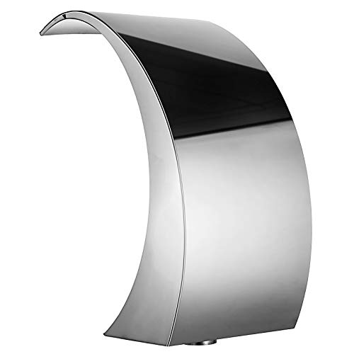Happybuy Stainless Steel Pool Fountain 17.7 x 11.8 x 23.6 inches P...