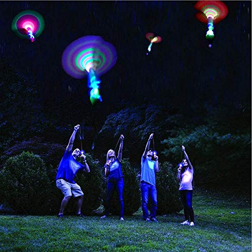 Habelyi 50pcs Amazing Led Light Arrow Rocket Helicopter Flying Toy...