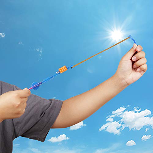 Habelyi 50pcs Amazing Led Light Arrow Rocket Helicopter Flying Toy...