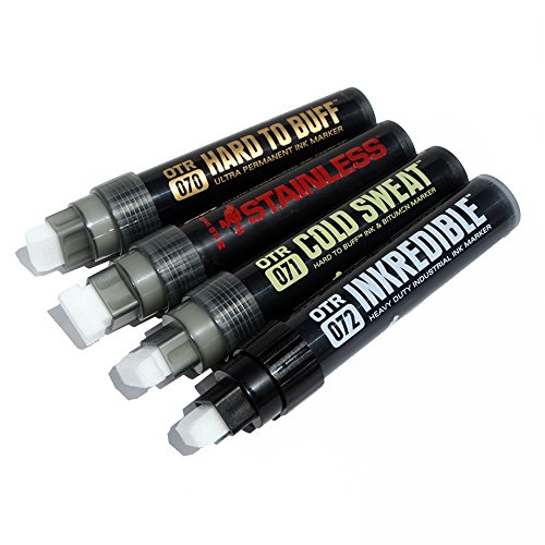 OTR. Hard to Buff Ultra Permanent Jumbo Calligraphy Ink Marker Set...