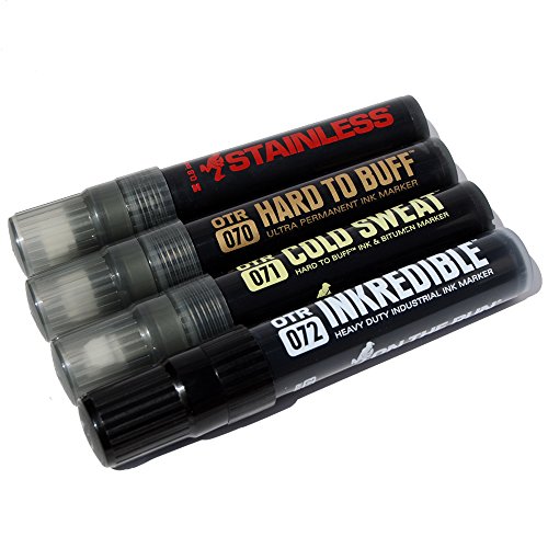 OTR. Hard to Buff Ultra Permanent Jumbo Calligraphy Ink Marker Set...