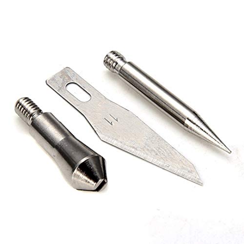 HARIKA 22pcs Copper Wood Burning Pen Tips 3.7mm Stencil Soldering ...
