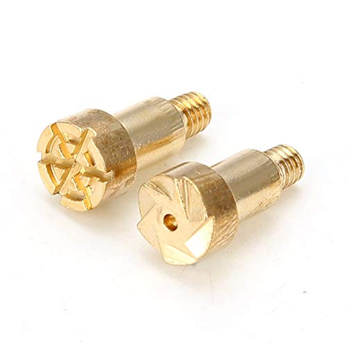 HARIKA 22pcs Copper Wood Burning Pen Tips 3.7mm Stencil Soldering ...