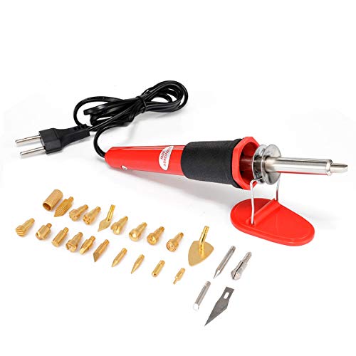 HARIKA 26pcs Pyrography Tools Wood Burning Iron Pen Tip Kit Set 22...