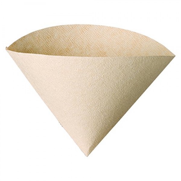 Hario V60 Paper Coffee Filters, Size 01, 100 Count, Natural