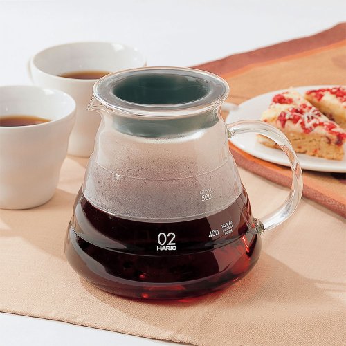 Hario V60Clear Glass Range Coffee Server, 600ml