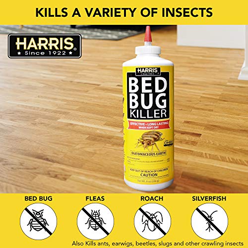 HARRIS Bed Bug Killer, Diatomaceous Earth 1/2lb