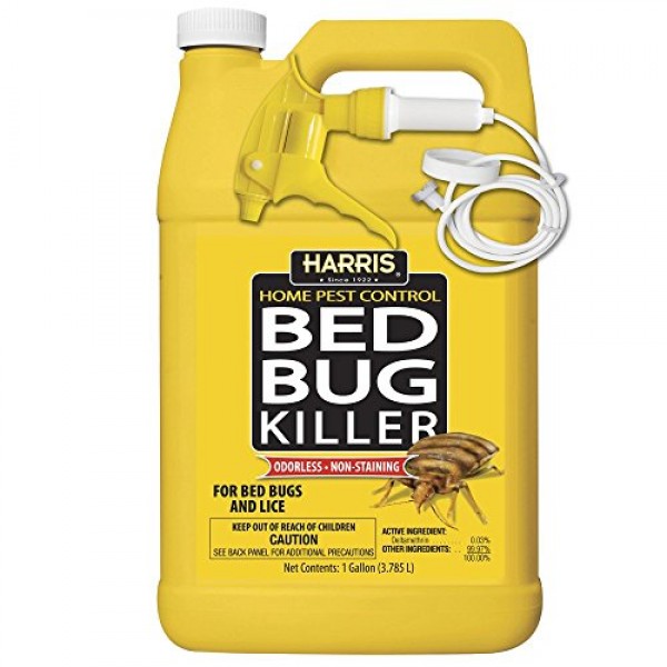 Harris Bed Bug Killer, Liquid Spray with Odorless and Non-Staining...