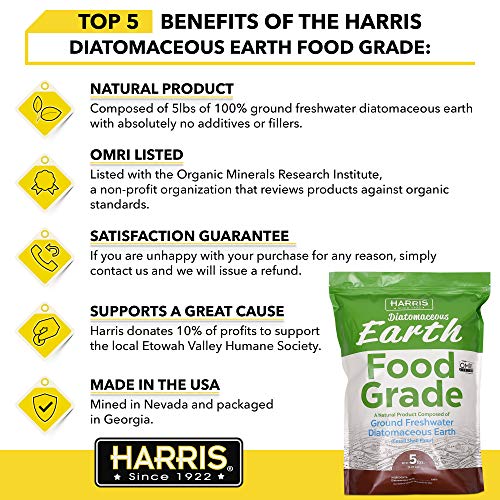 Harris Diatomaceous Earth Food Grade, 5lb
