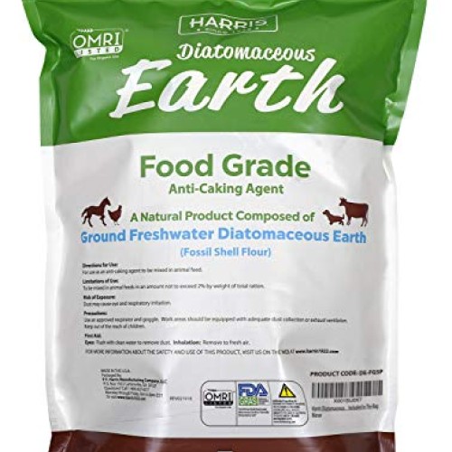 HARRIS Diatomaceous Earth Food Grade, 5lb with Powder Duster Inclu...