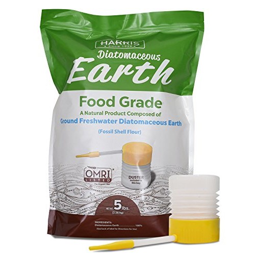 HARRIS Diatomaceous Earth Food Grade, 5lb with Powder Duster Inclu...