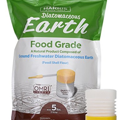 HARRIS Diatomaceous Earth Food Grade, 5lb with Powder Duster Inclu...