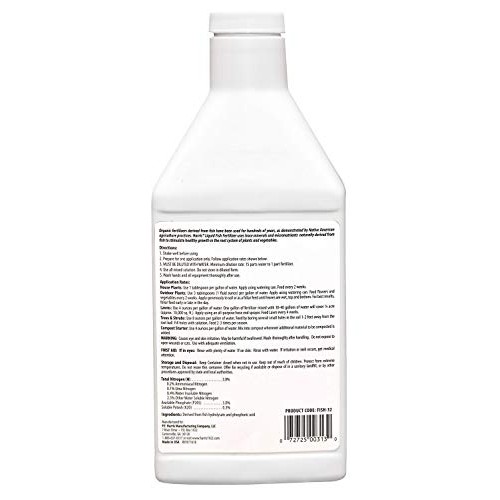 Harris Organic Plant and Lawn Fertilizer, Hydrolyzed Liquid Fish F...