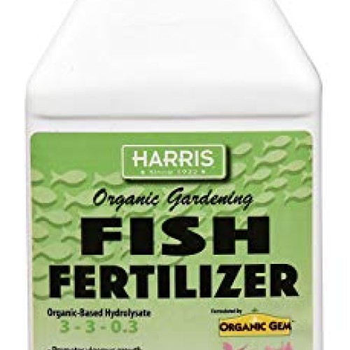 Harris Organic Plant and Lawn Fertilizer, Hydrolyzed Liquid Fish F...