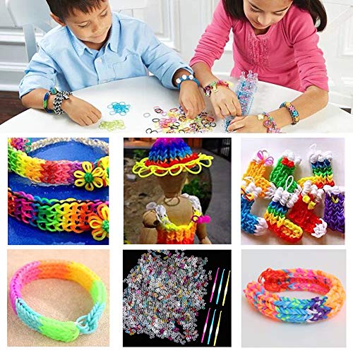Hartop 580 Pieces S Clips Crochet Hooks DIY for Rainbow Refill Kit...