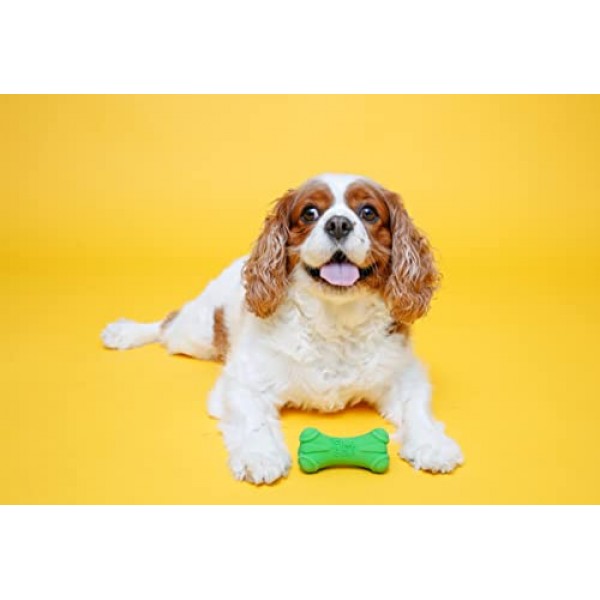 HARTZ Dura Play Soft Dog Bone Toy, Assorted Colors, 1 Ea, for Medi...