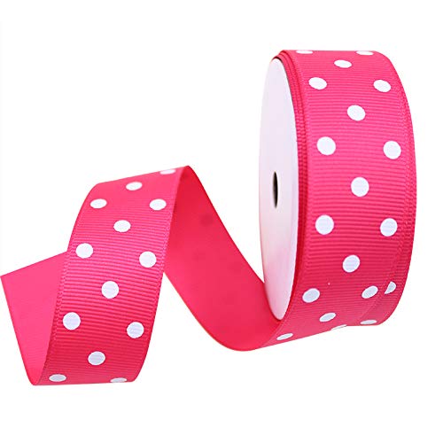 Grosgrain Ribbons 1 Inch Polka Dot Ribbon Set Swiss Dot Fabric Rib...