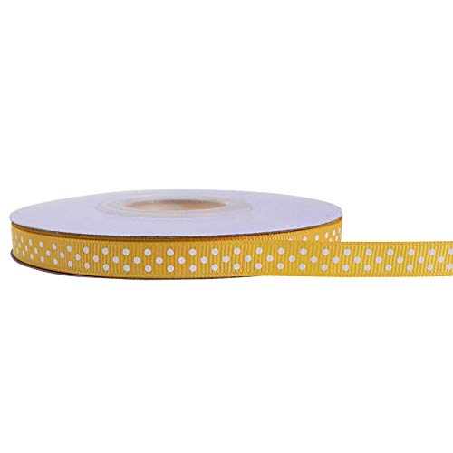 Grosgrain Ribbons 3/8 Inch Polka Dot Ribbon Multi Color Fabric Rib...
