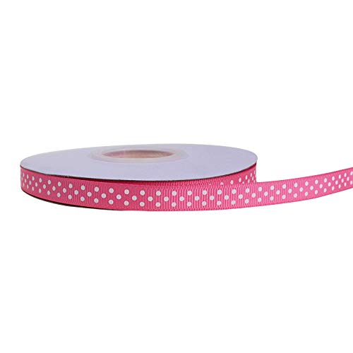 Grosgrain Ribbons 3/8 Inch Polka Dot Ribbon Multi Color Fabric Rib...
