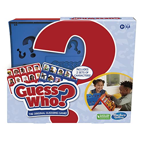 Guess Who? Original, Easy to Load Frame, Double-Sided Character Sh...