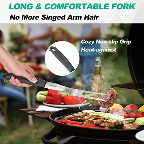 HAUSHOF Large Grill Accessories Heavy Duty BBQ Set Gifts for Men/W...