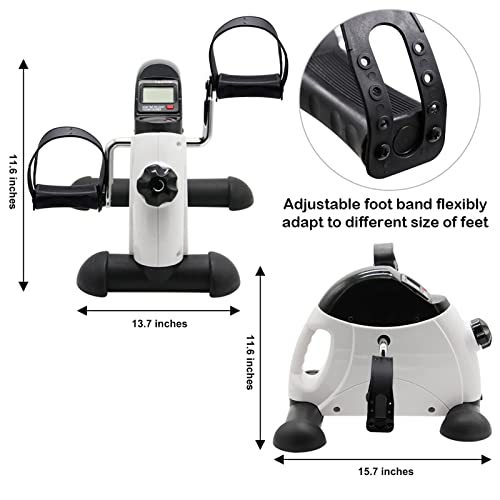 Hausse Portable Exercise Pedal Bike for Legs and Arms, Mini Exerci...