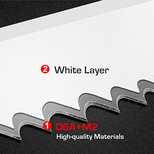 HAUTMEC 18 TPI 12 Length Hacksaw BI-METAL Replacement Blades High...