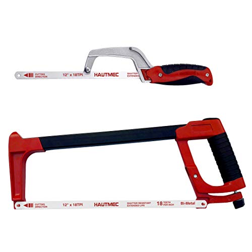 HAUTMEC 18 TPI 12 Length Hacksaw BI-METAL Replacement Blades High...