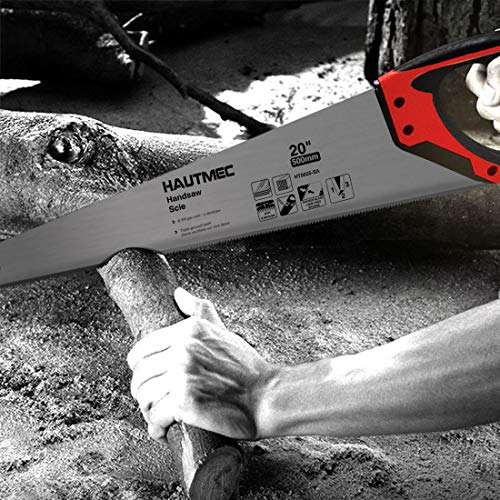 HAUTMEC 20-inch Fast Cutting Universal Hand Saw, Triple Ground Too...