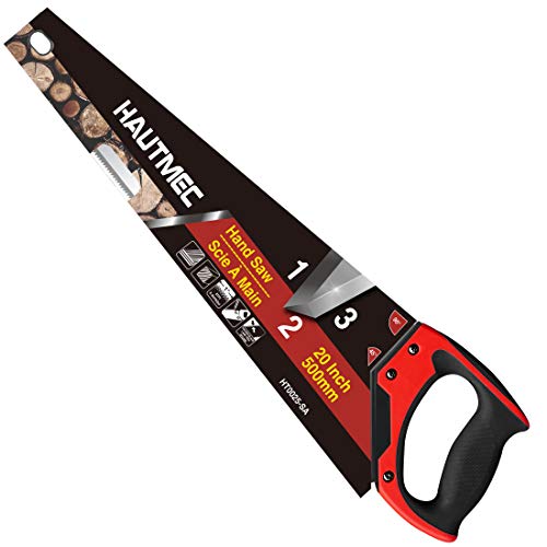 HAUTMEC 20-inch Fast Cutting Universal Hand Saw, Triple Ground Too...