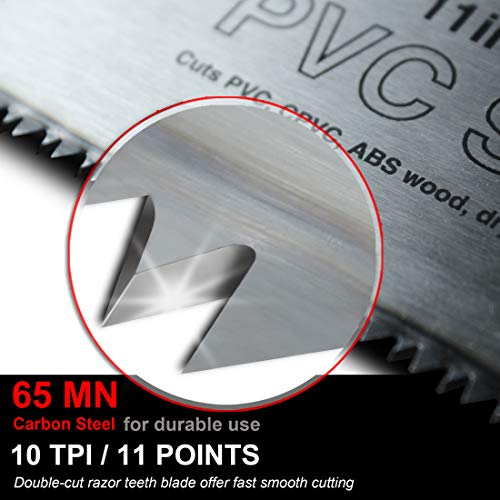 HAUTMEC Carbon Steel General Purpose Hand saw,Cutting Angle Adjust...