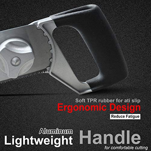HAUTMEC Carbon Steel General Purpose Hand saw,Cutting Angle Adjust...