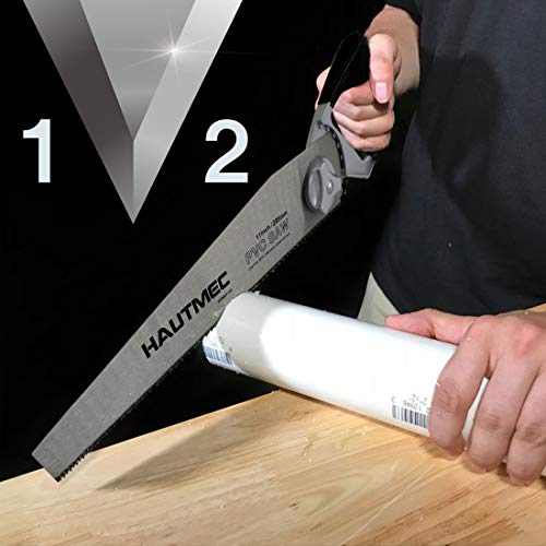 HAUTMEC Carbon Steel General Purpose Hand saw,Cutting Angle Adjust...