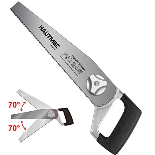 HAUTMEC Carbon Steel General Purpose Hand saw,Cutting Angle Adjust...