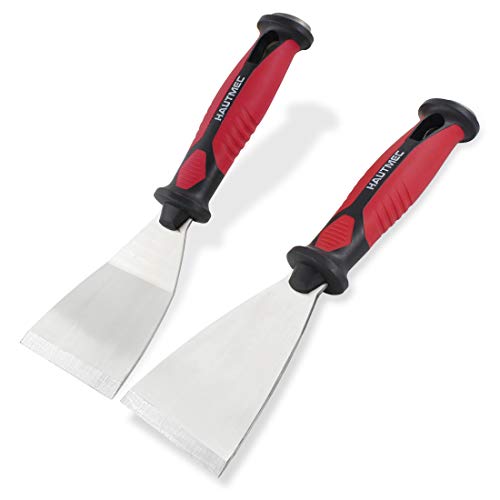 HAUTMEC Professional Pack of 2 Putty Knife Scraper Chisel HT0061-PT