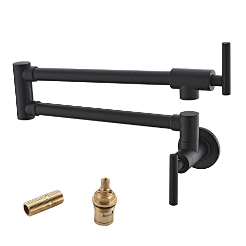 Havin Brass Pot Filler,Wall Mount Commercial Pot Filler Faucet,Bra...