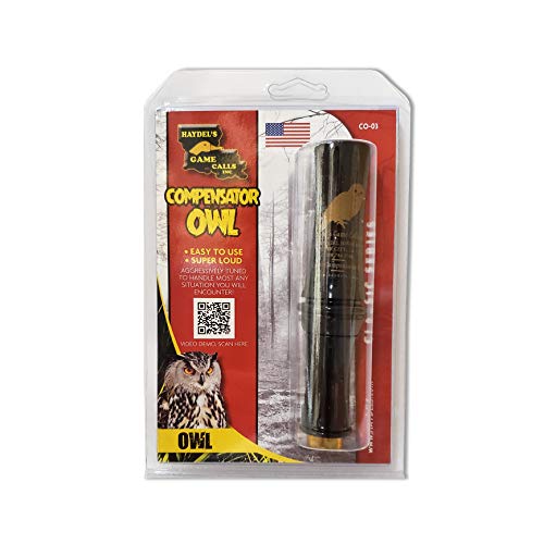 Haydels Game Calls Inc. CO-03 Compensator Owl Call, Turkey Locato...